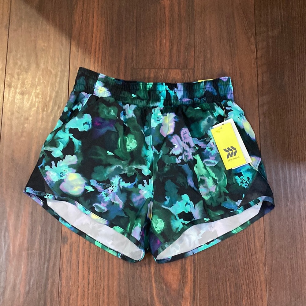 Women’s size XS Target brand All In Motion exercise shorts.  New with tags